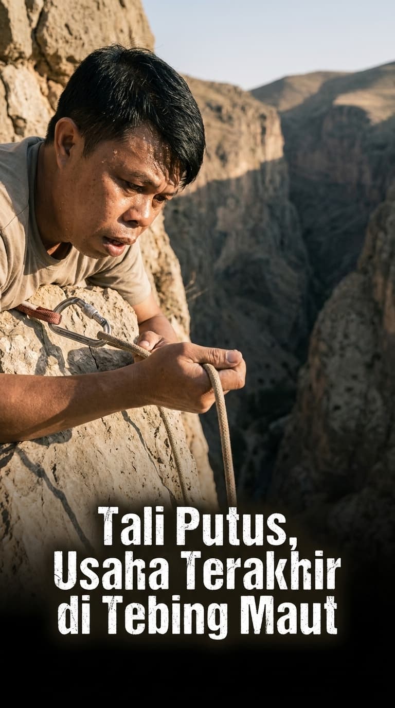 Tali Putus, Usaha Terakhir di Tebing Maut