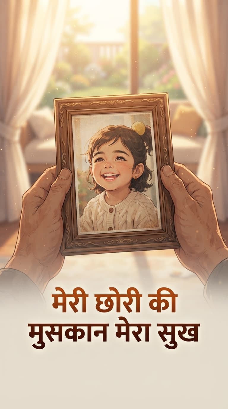 मेरी छोरी की मुस्कान मेरा सुख