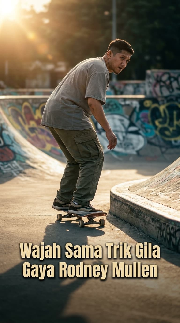 Wajah Sama Trik Gila Gaya Rodney Mullen