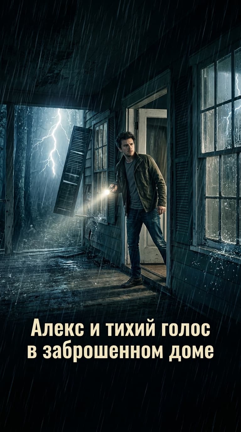 Алекс и тихий голос в заброшенном доме