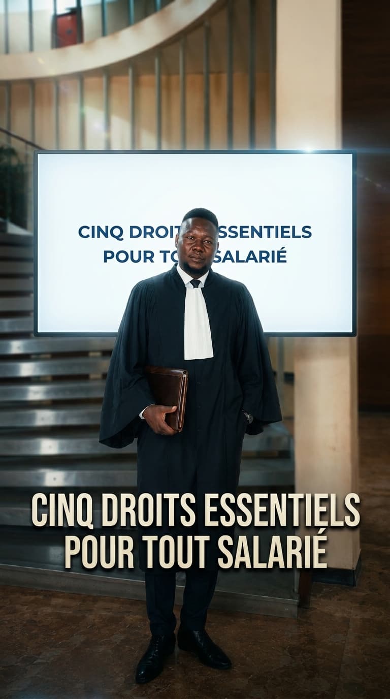 Cinq droits essentiels pour tout salarié