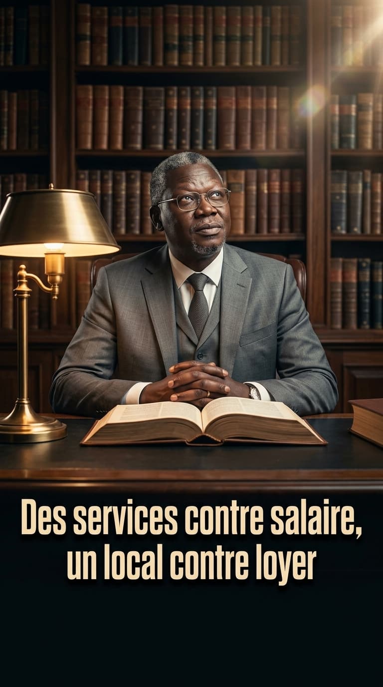 Des services contre salaire, un local contre loyer