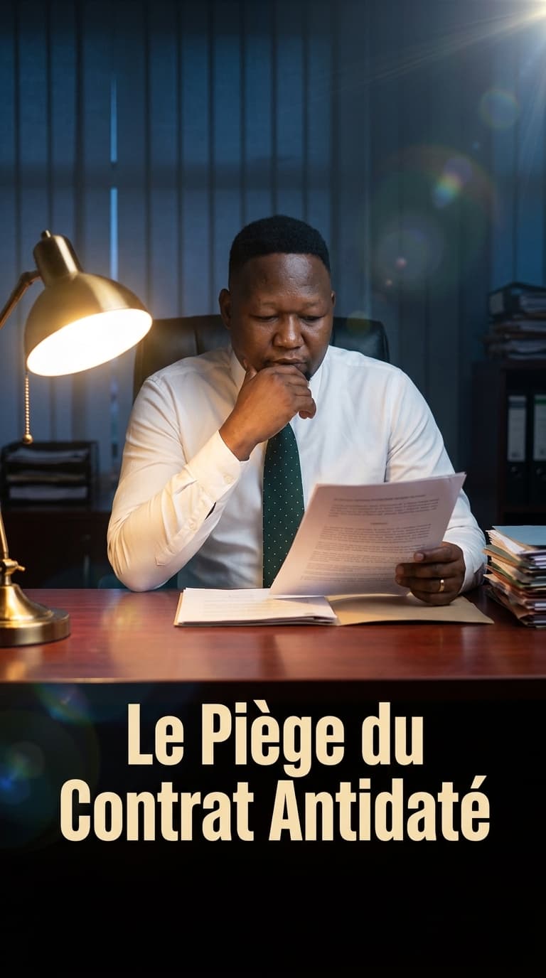 Le Piège du Contrat Antidaté