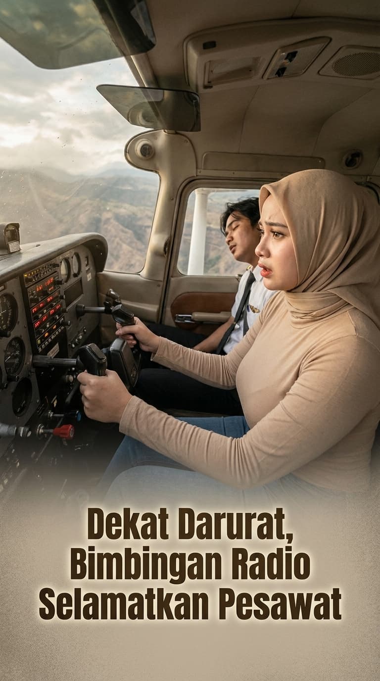 Dekat Darurat, Bimbingan Radio Selamatkan Pesawat