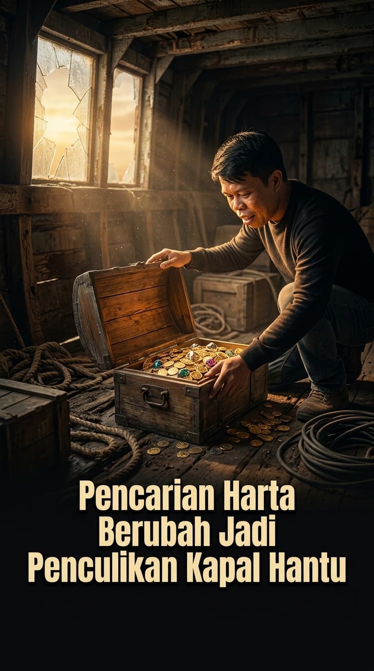 Pencarian Harta Berubah Jadi Penculikan Kapal Hantu