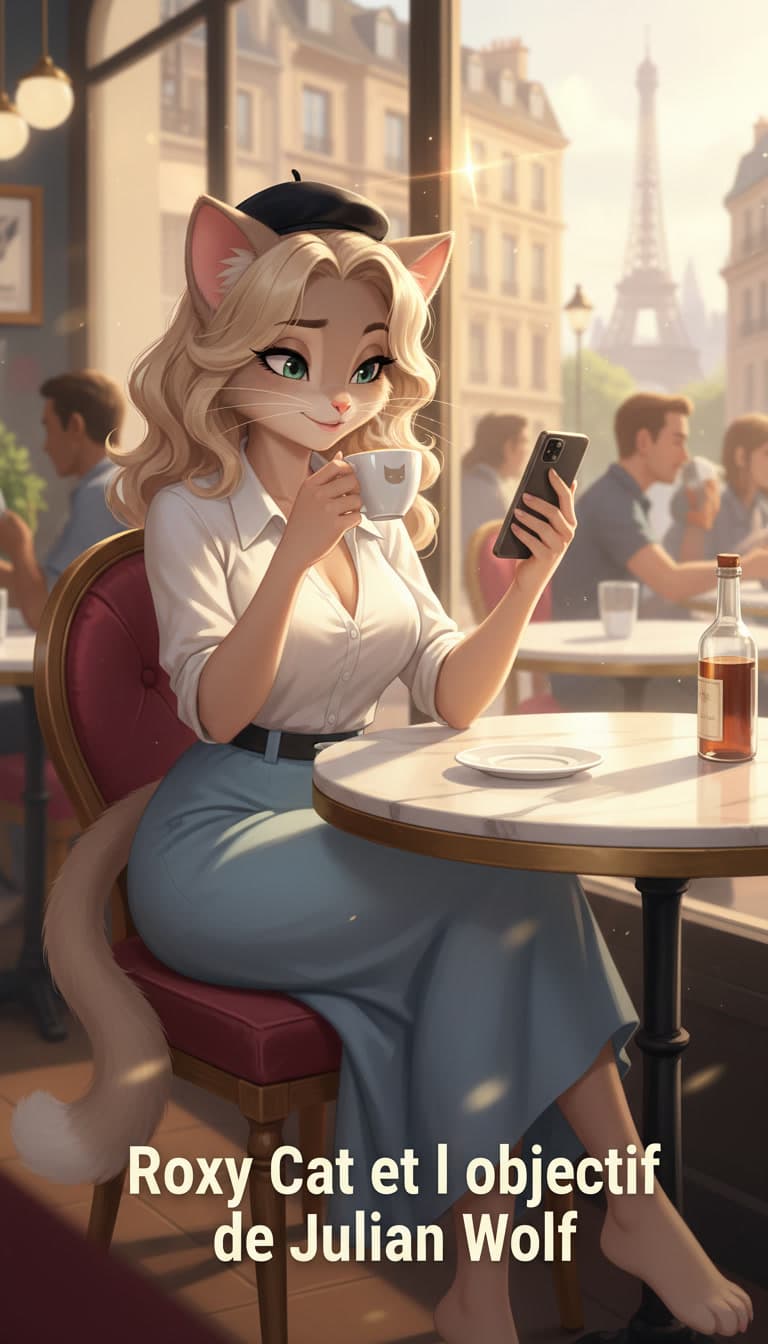 Roxy Cat et l objectif de Julian Wolf