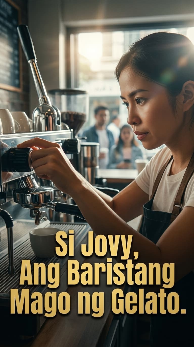 Si Jovy, Ang Baristang Mago ng Gelato