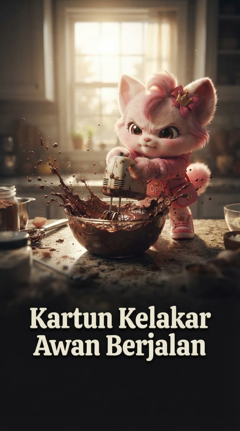 Kartun Kelakar Awan Berjalan