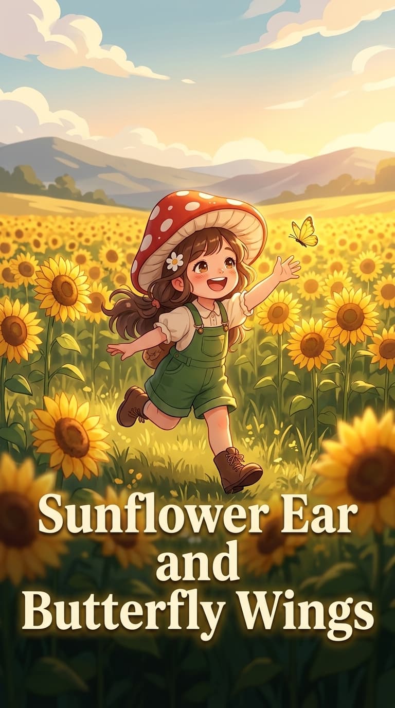 Sunflower Ear and Butterfly Wings