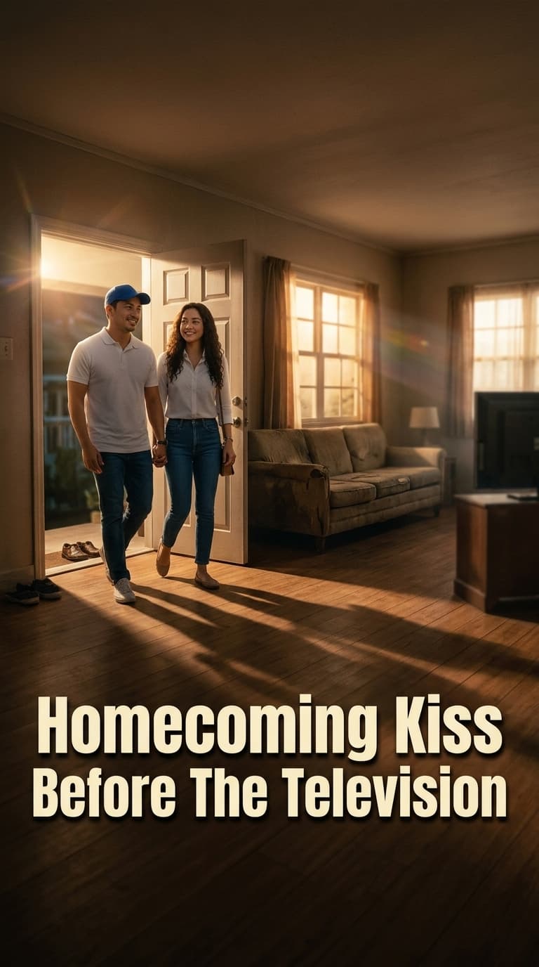 Homecoming Kiss Before The Television