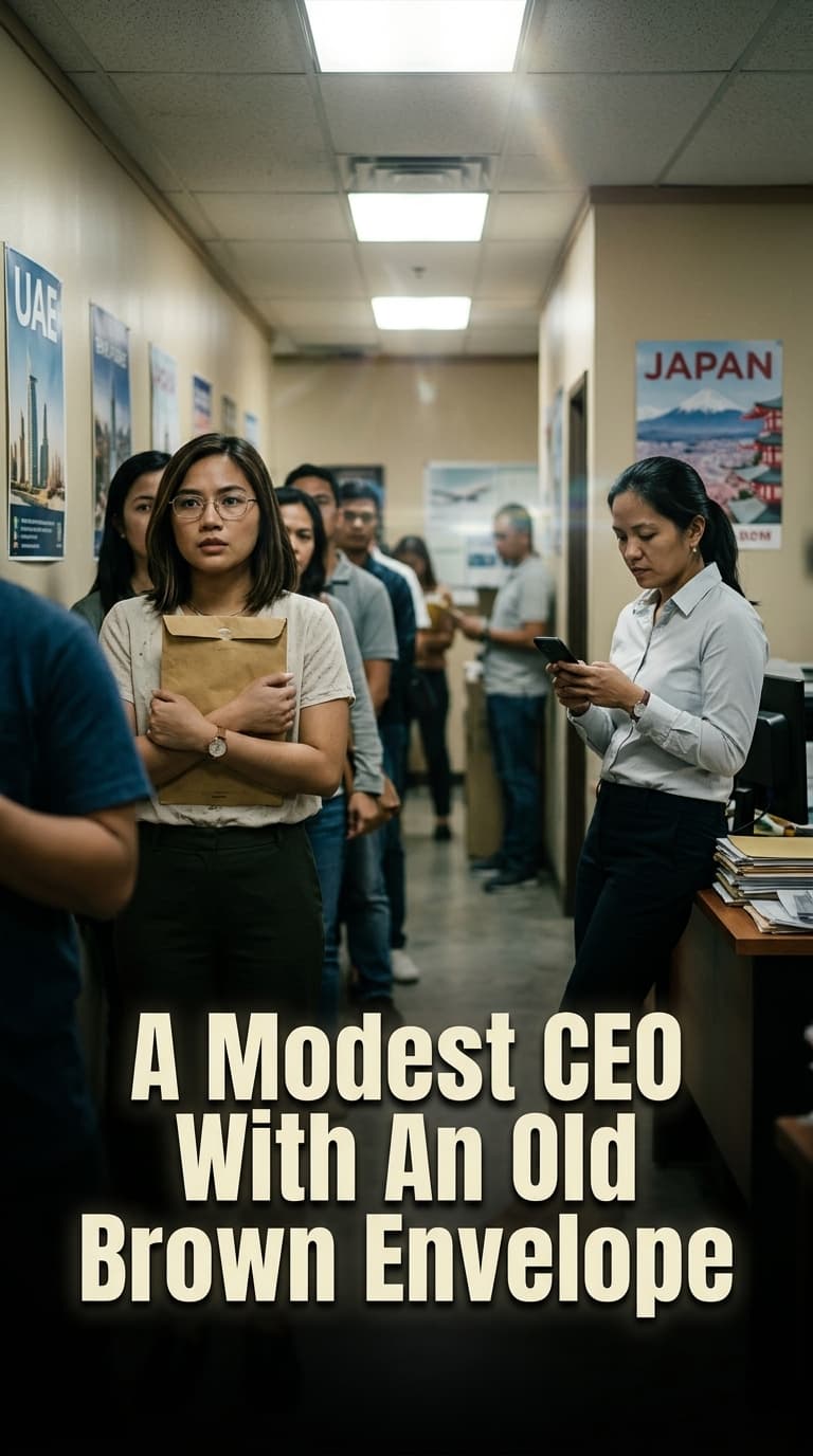 A Modest CEO With An Old Brown Envelope
