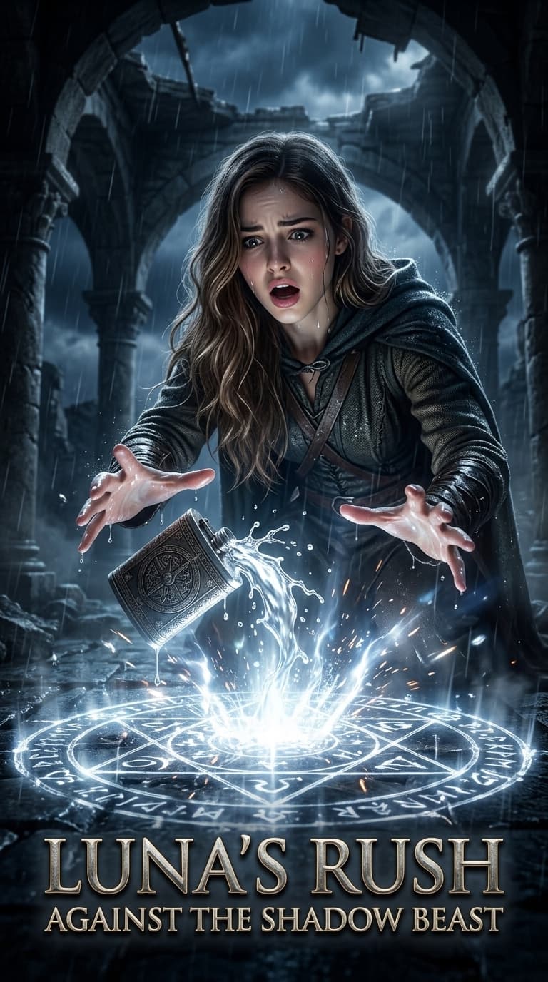 Luna's Rush Against the Shadow Beast