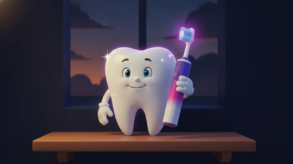 Brushing teeth