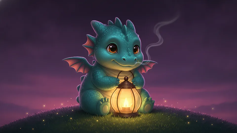 The dragon who was never angry