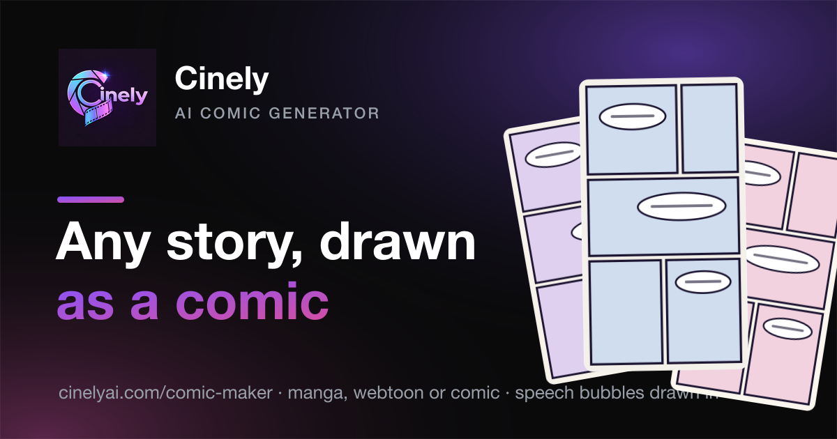 AI Comic Generator – Make Manga, Webtoon & Comic Pages from a Story ...